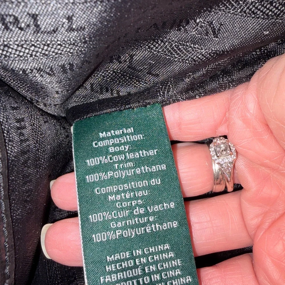 Ralph Lauren cow Leather bag vintage - Picture 4 of 8